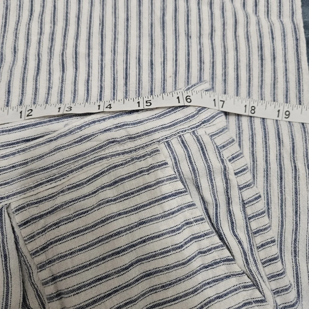 Womens Pinstriped Laundry By Shelli Segal Wide Leg Pants!